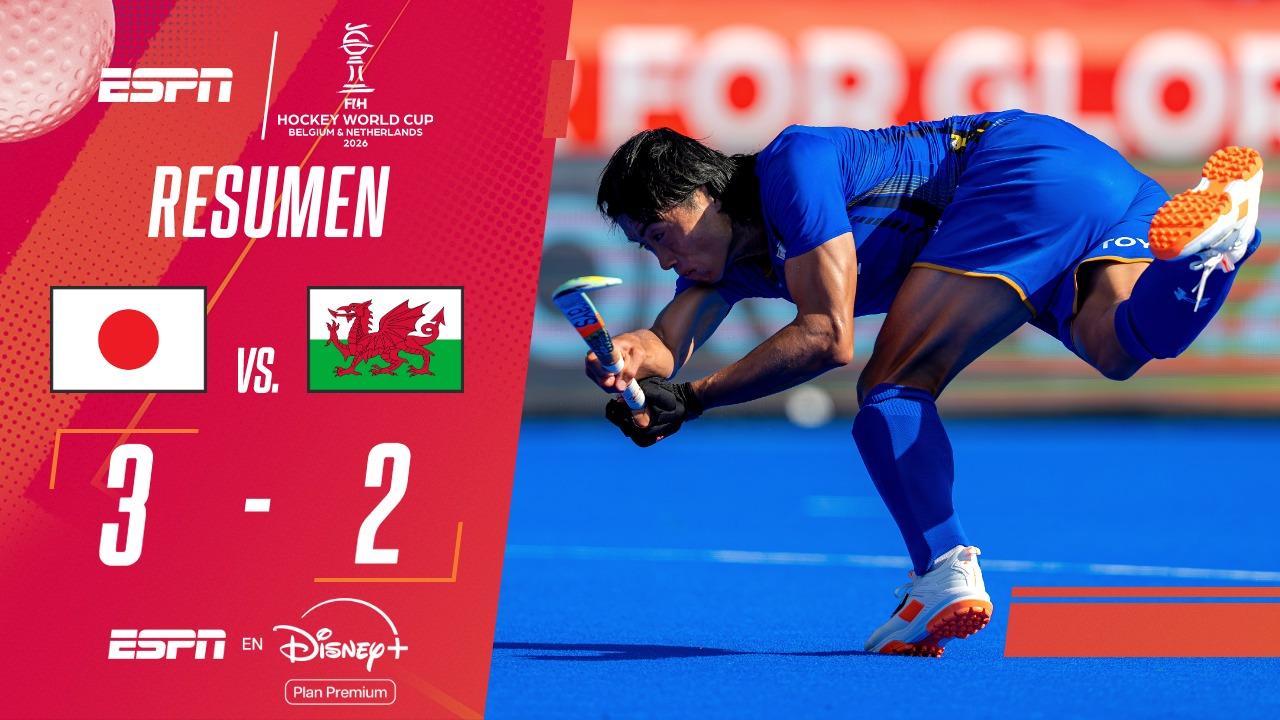 En un partido ajustado, Japón venció por 3-2 a Gales