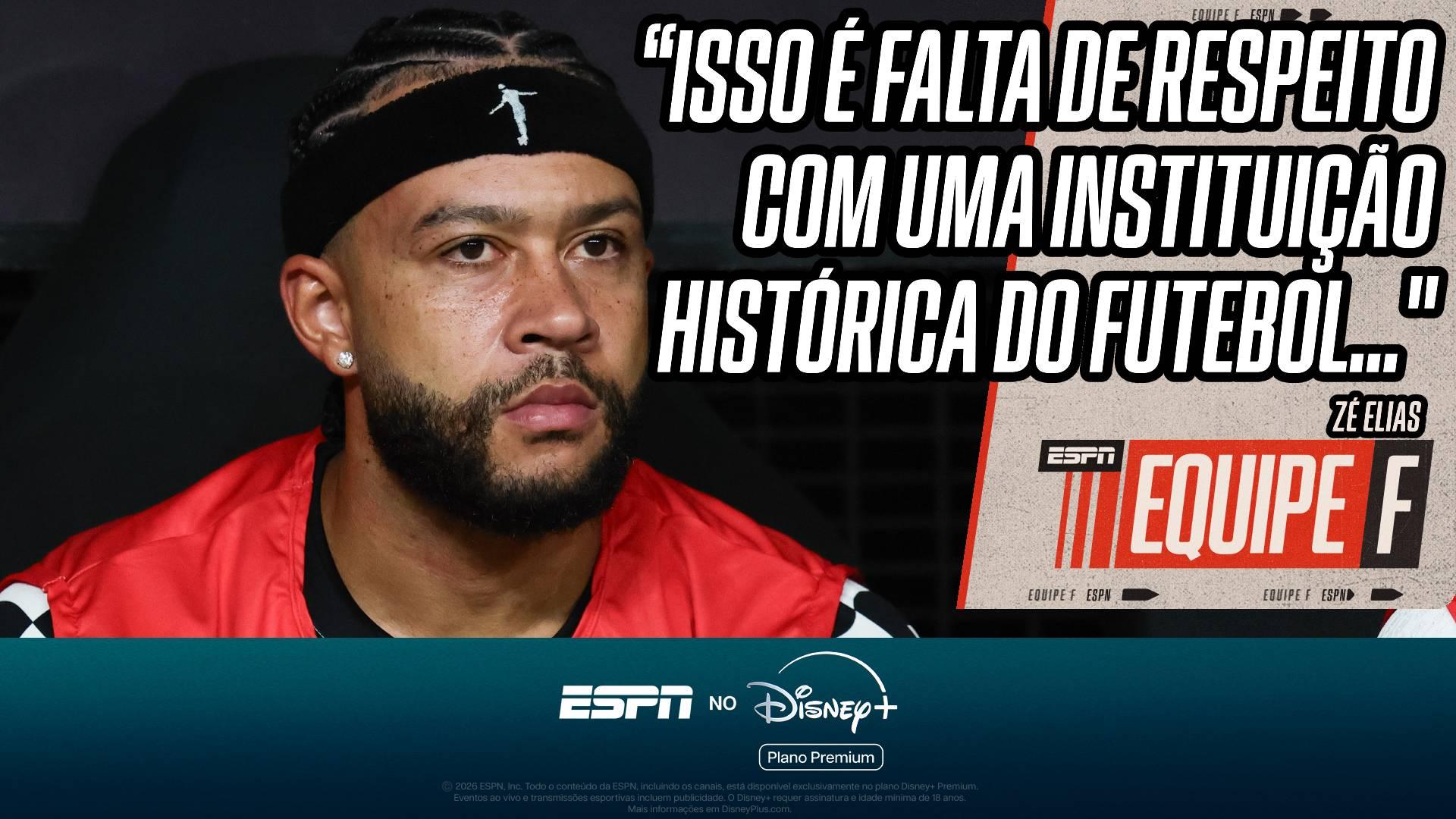 Zé Elias critica Memphis Depay após jogador colocar fogo no Parque São Jorge em música: 'Isso não é arte'