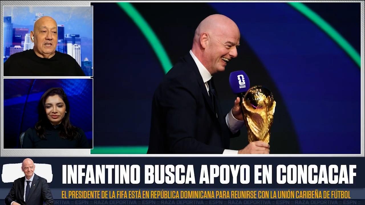 Infantino fue a ganar votos al Caribe y lo consiguió