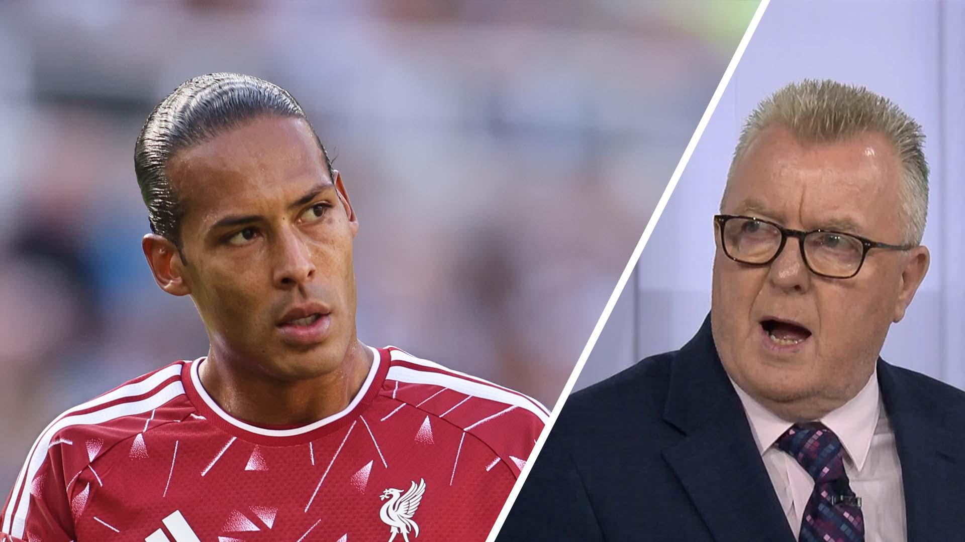 Burley & Nicol question 'scared' Van Dijk