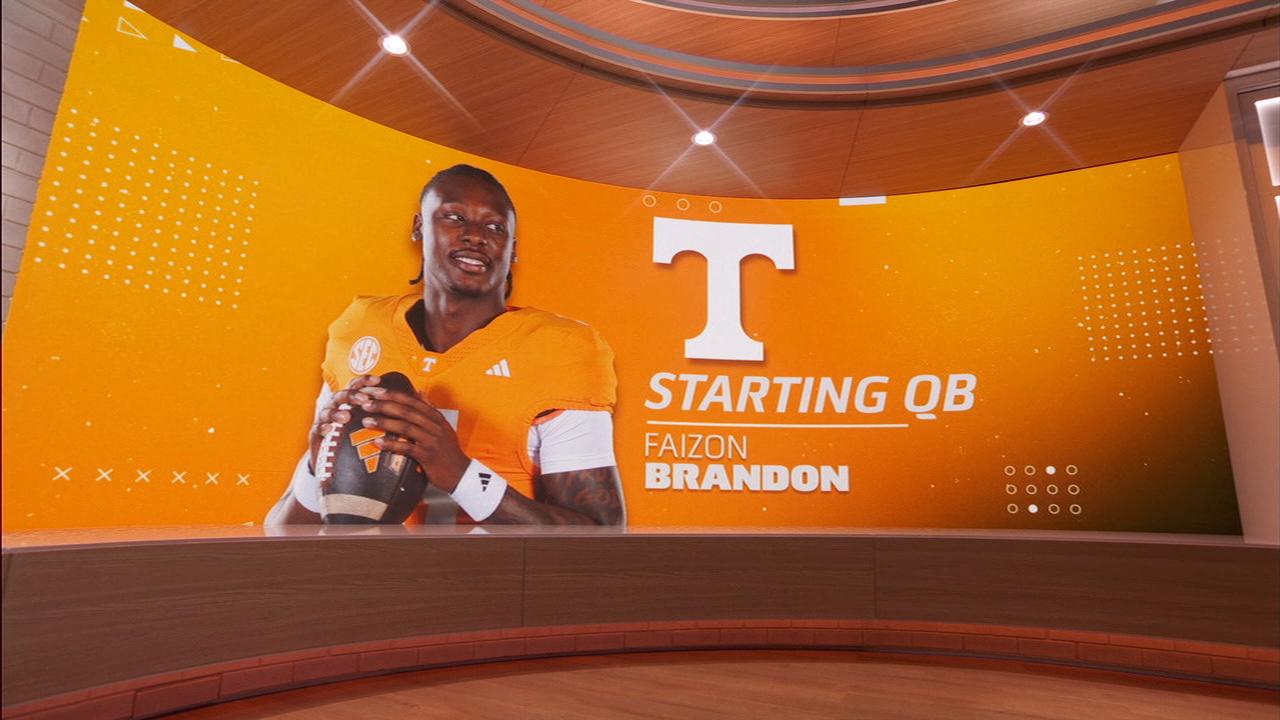 How can QB1 Faizon Brandon's athletic ability help the Vols?