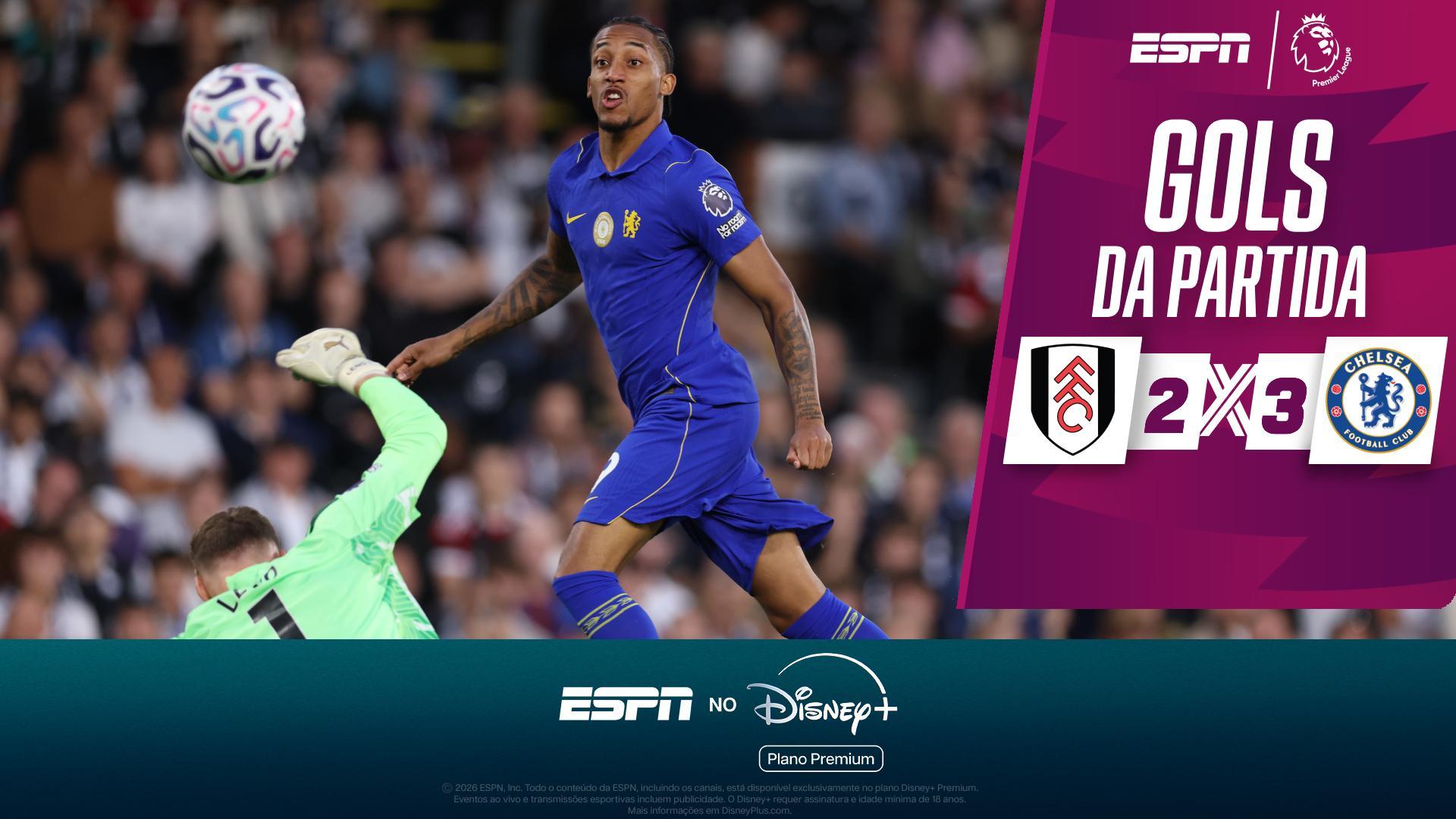 João Pedro e Palmer comandam vitória do Chelsea sobre o Fulham; VEJA os gols
