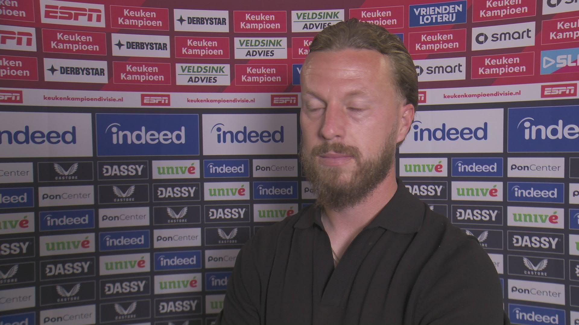 Heilmann over de laatste tien minuten: "Kan je als trainer niet goedkeuren, maar kan het ergens wel begrijpen"