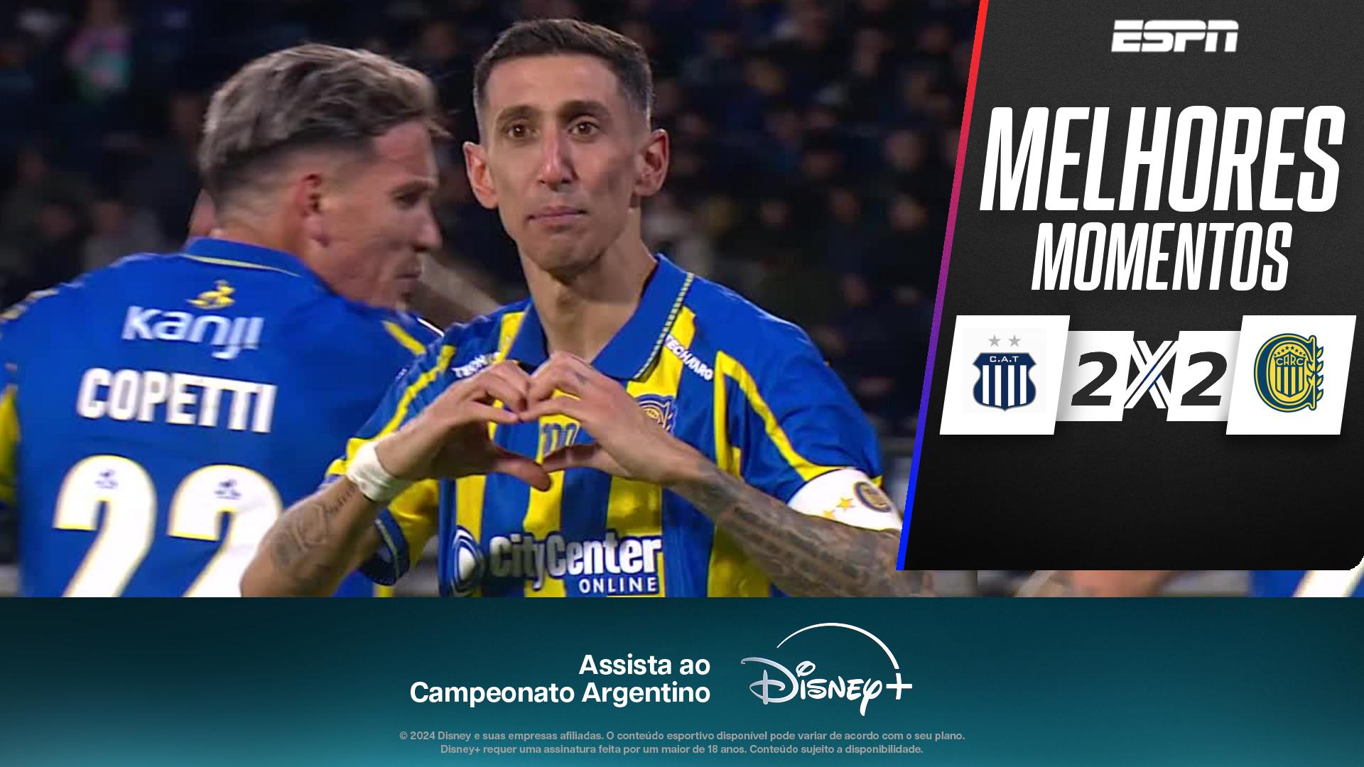 Talleres 2 x 2 Rosario Central no Campeonato Argentino: veja os melhores momentos