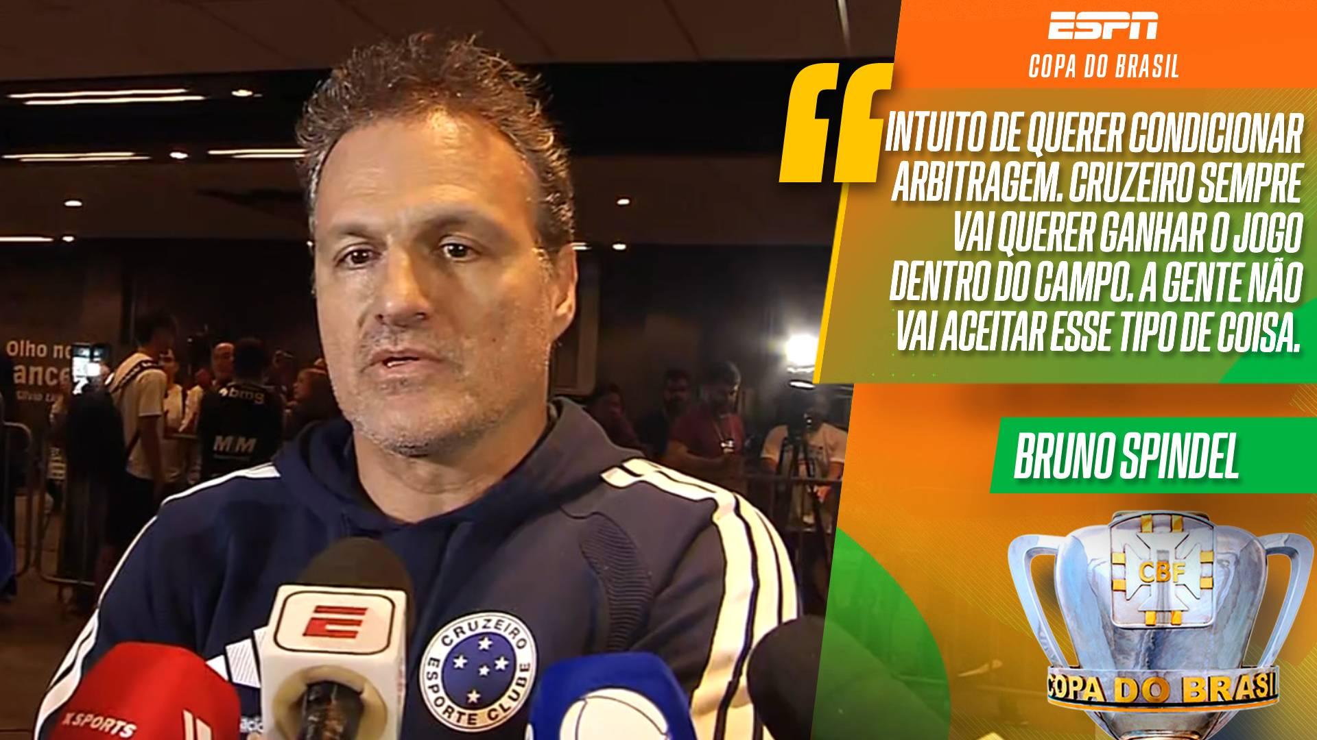 Bruno Spindel detona Atlético-MG após declarações no fim do clássico, diz que Cruzeiro não aceitará conduta e dispara: 'Jogo se ganha dentro do campo'