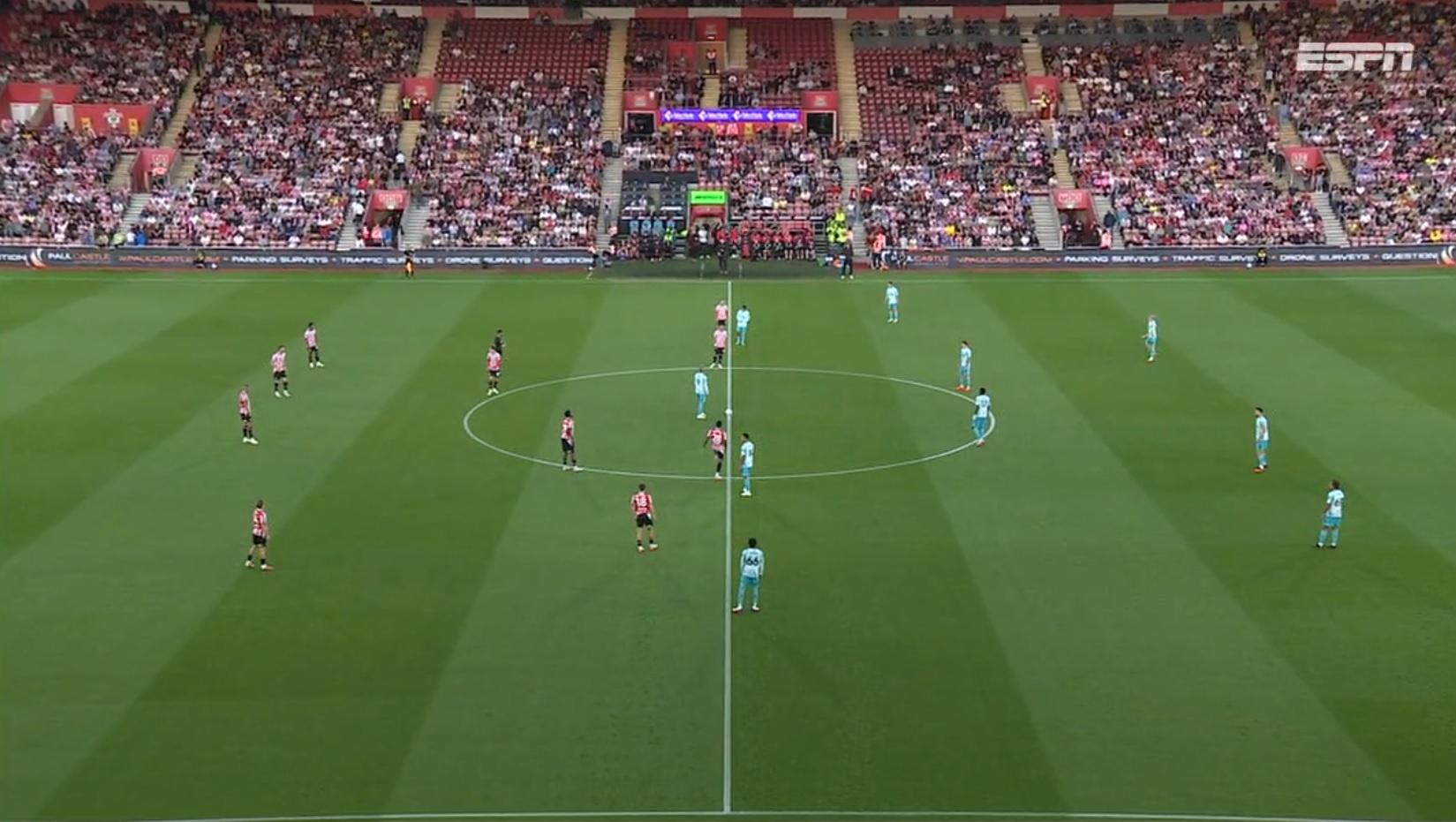 COMEÇA O JOGO! Southampton e West Ham se enfrentam pela segunda rodada da Copa da Liga Inglesa