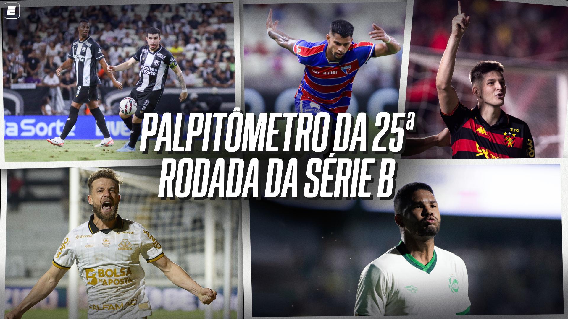 Juventude e Criciúma seguem na briga pelo título, corrida pela fuga do Z4 e mais: os palpites para a 25ª rodada da Série B