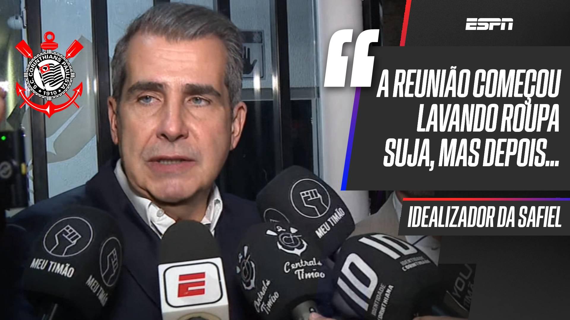 Idealizador da SAFiel dá detalhes de reunião com diretoria do Corinthians: 'Começou lavando roupa suja'