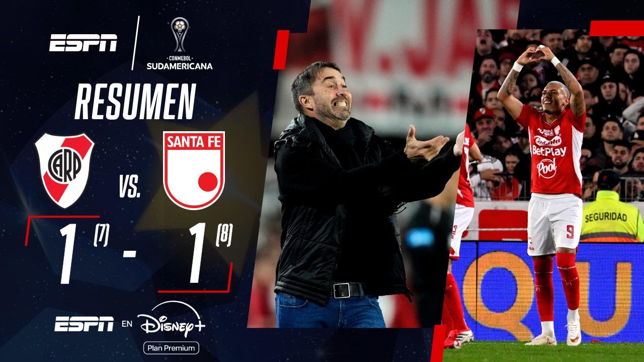 En una noche para el olvido, River perdió contra Independiente Santa Fe por penales
