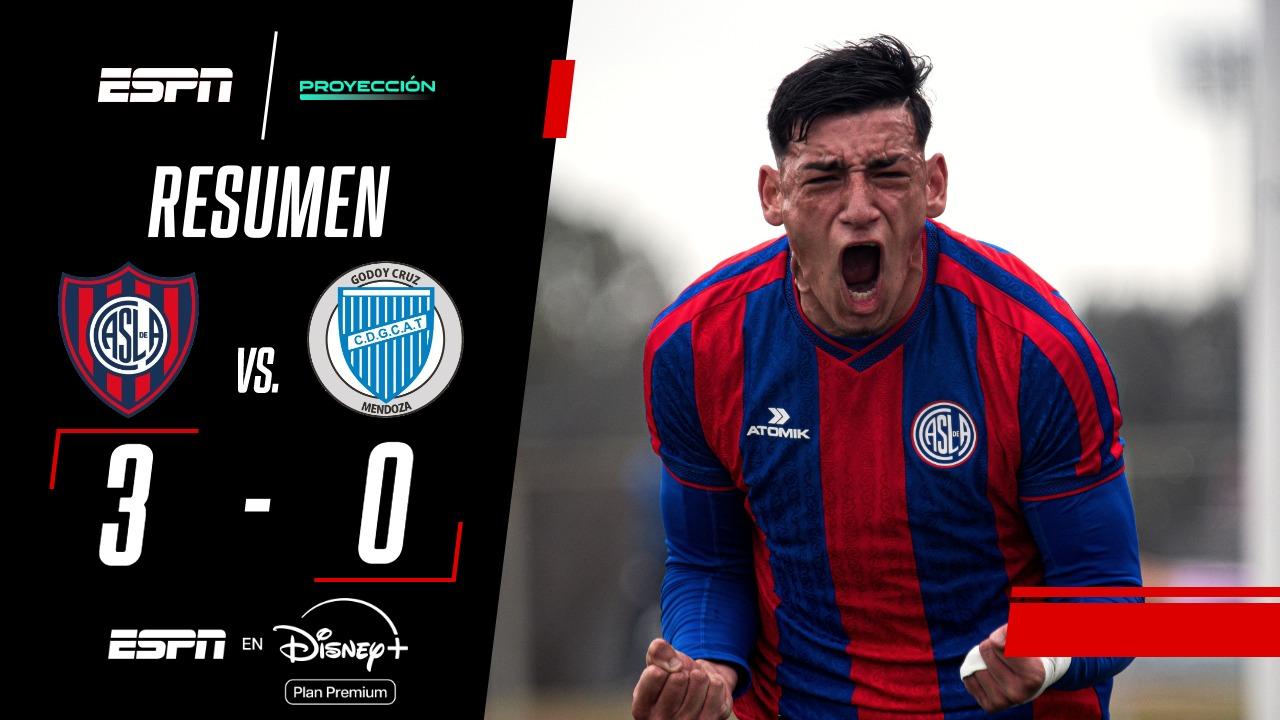 San Lorenzo venció a Godoy Cruz por el Torneo Proyección