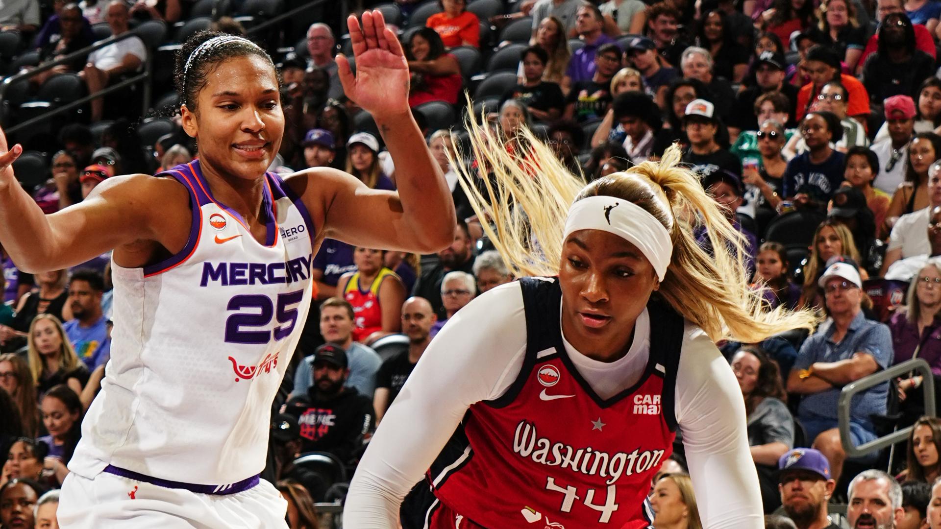 Mystics vencen a Mercury 94-84 y hacen historia con su temporada