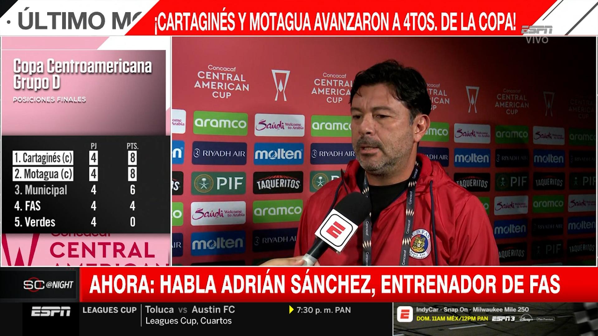 Adrián Sánchez: "Hicimos un buen partido, pero con goles se gana"