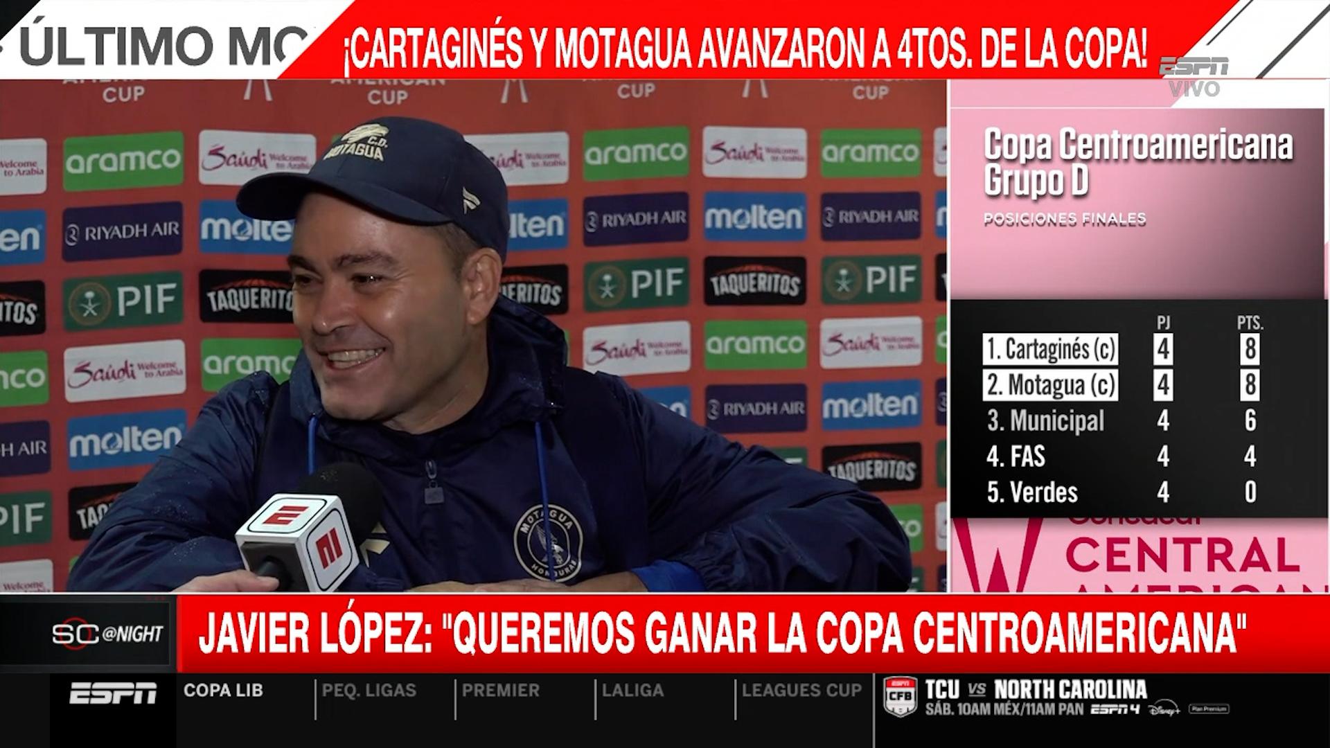 Javier López: "A mí no solo me sirve ganar, me sirve ganar de una manera concreta"
