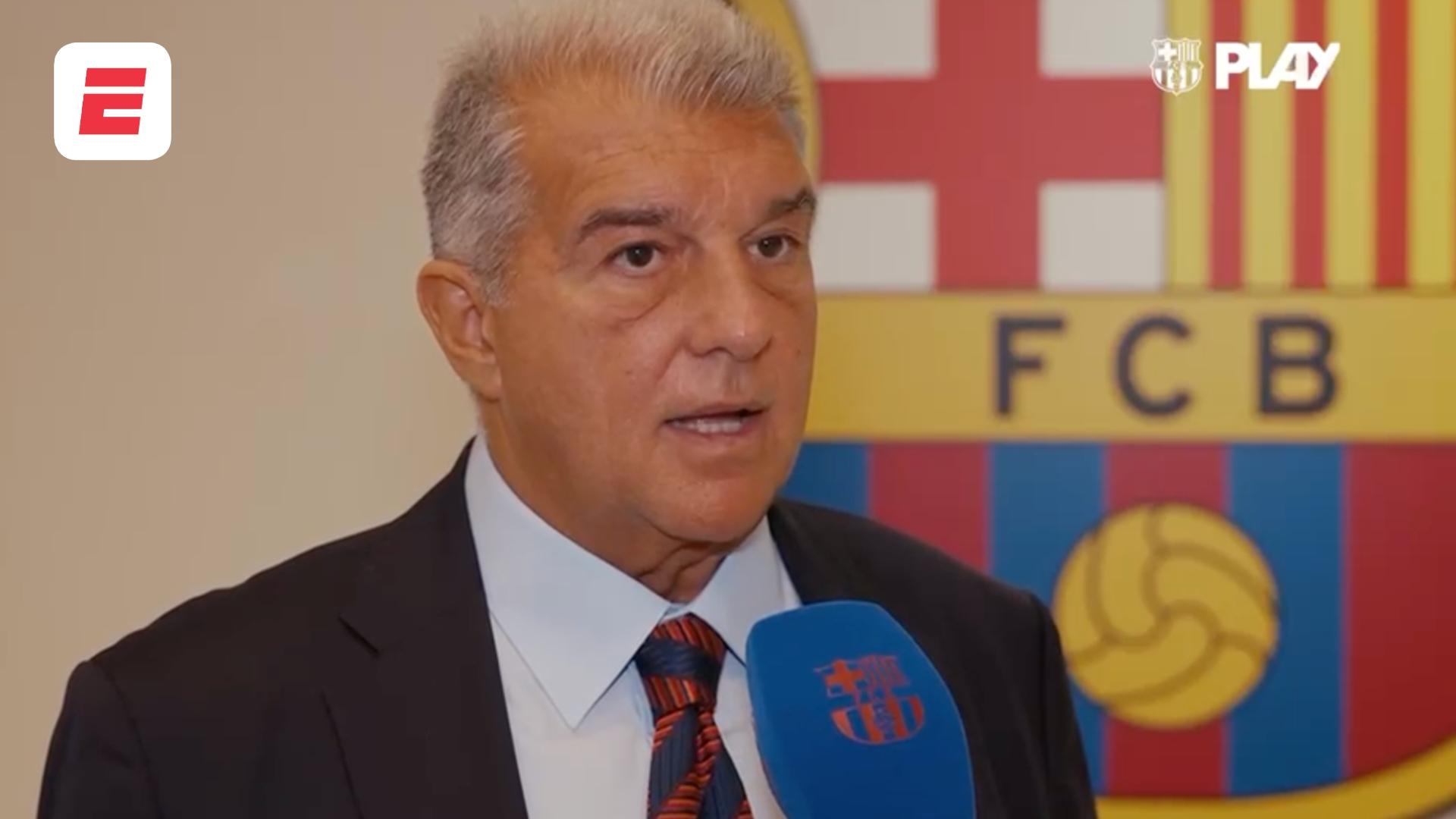 Laporta sobre Julián: "Nosotros hemos estado a la altura"