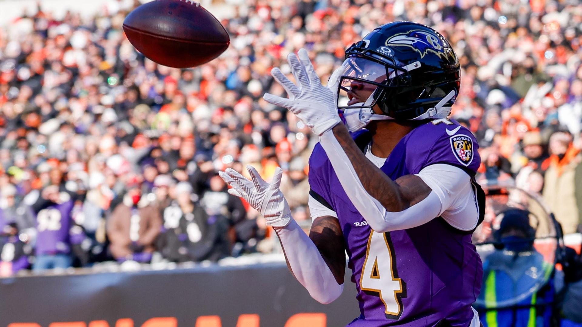 Where Zay Flowers falls in Field Yates' fantasy WR ranking