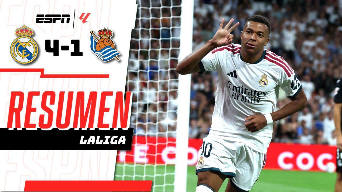 ¡Hat-trick de Mbappé y gol de Vini impulsó la victoria del Madrid!