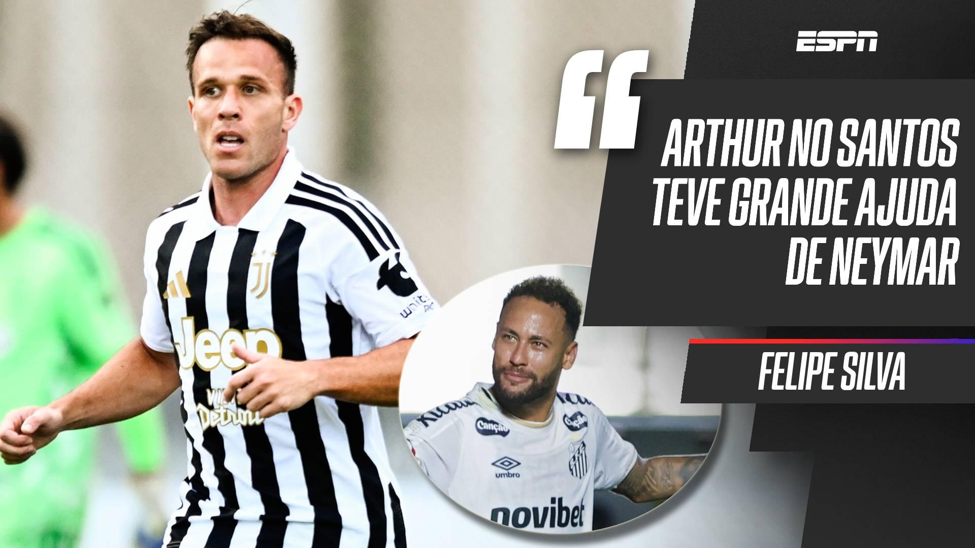 Santos conta com 'ajuda' de Neymar e acerta com Arthur, ex-Grêmio e Juventus; saiba os bastidores