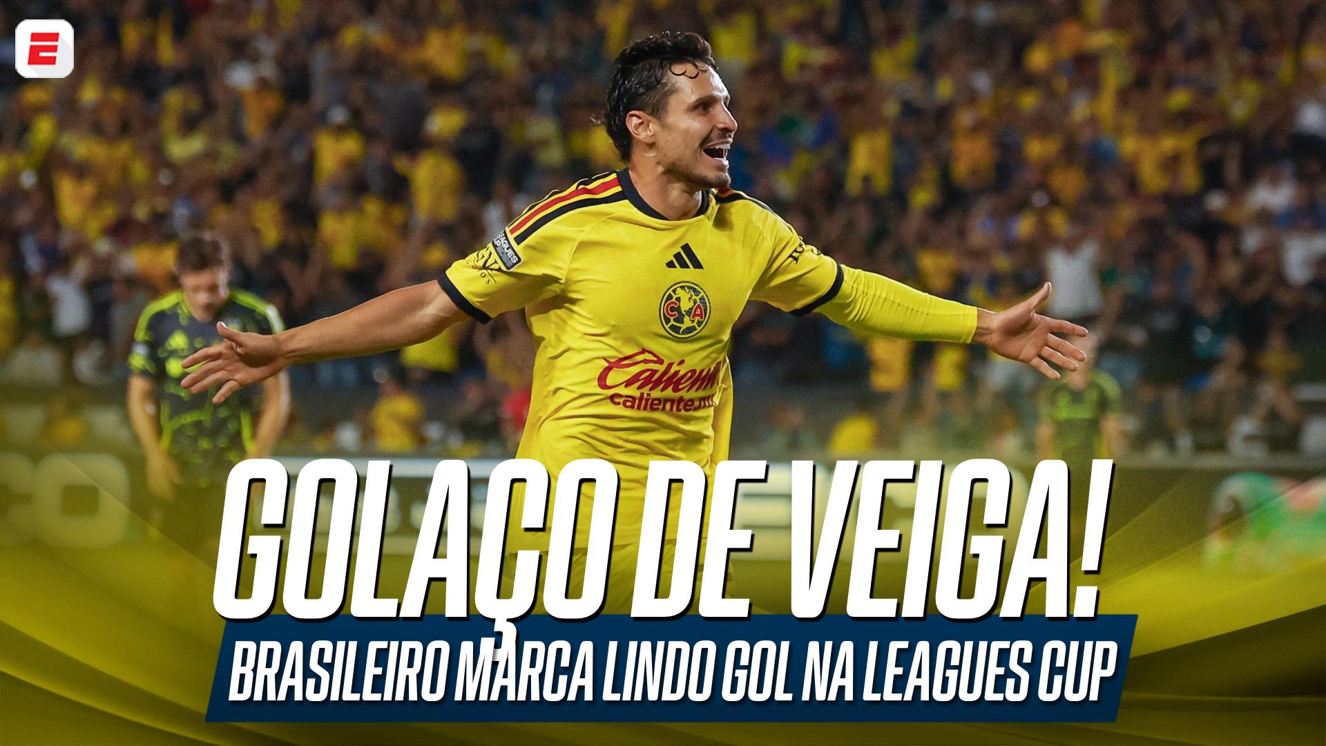 GOLAÇO DE RAPHAEL VEIGA! Meia do América-MEX acerta lindo chute na Leagues Cup; VEJA