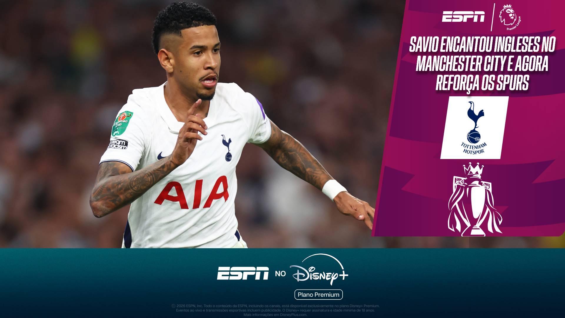Reforço do Tottenham, Sávio encantou ingleses como dribles, gols e assistências como o Savinho do Manchester City