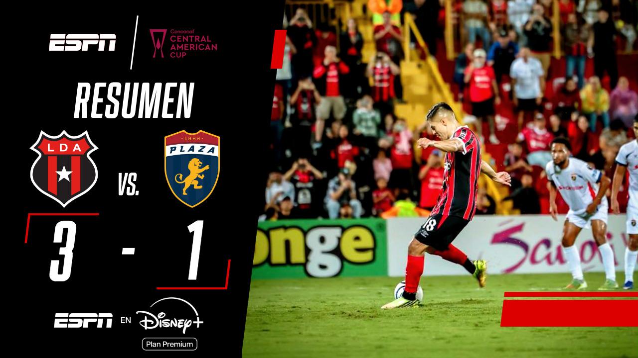 Alajuelense derrotó 3-1 a Plaza Amador en el cierre del Grupo A