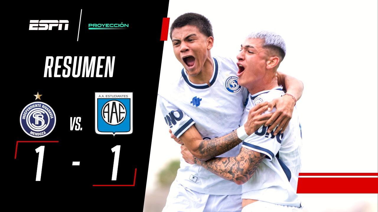 Independiente Rivadavia y Estudiantes de Rio Cuarto repartieron puntos en el Torneo Proyección