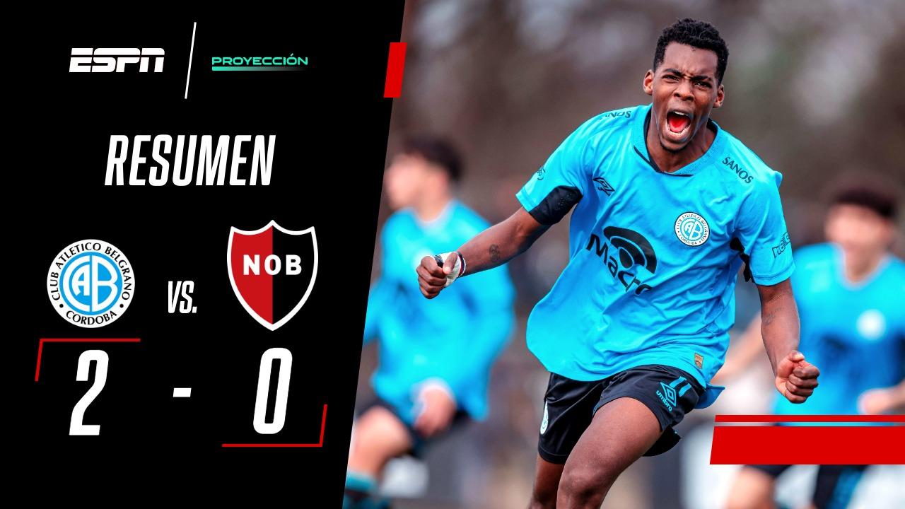 Belgrano se impuso 2 a 0 frente a Newell's en el Torneo Proyección