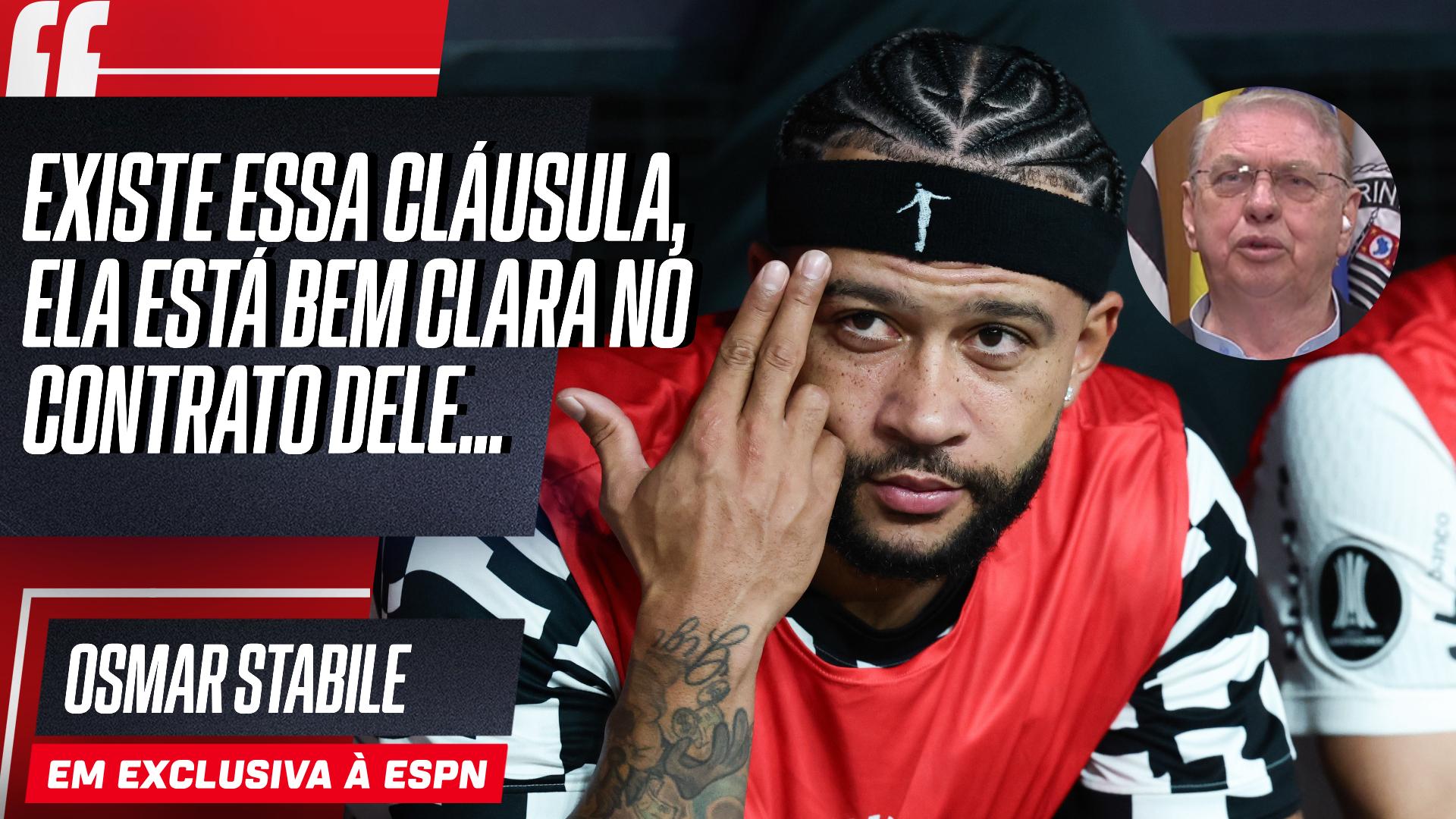 Presidente do Corinthians explica como é 'cláusula anti-política' e diz que não é só para Memphis Depay: 'Todos têm'