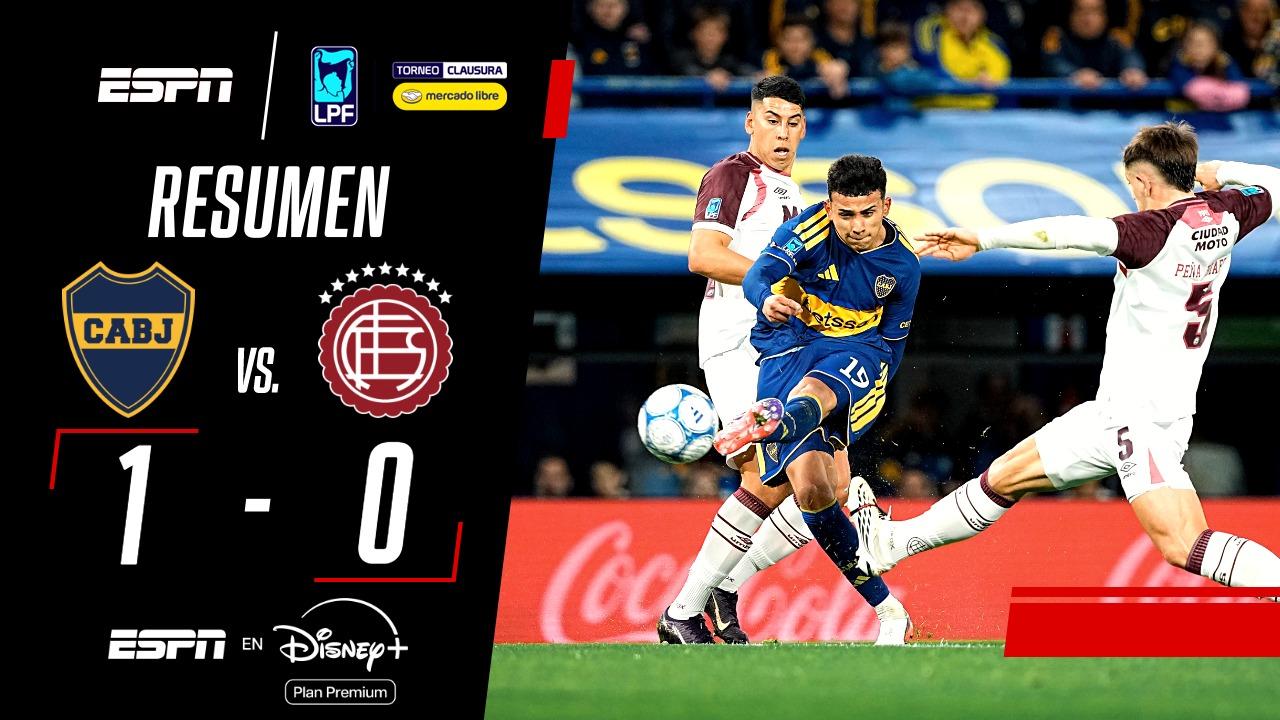 ¡Triunfazo agónico de Boca ante Lanús!