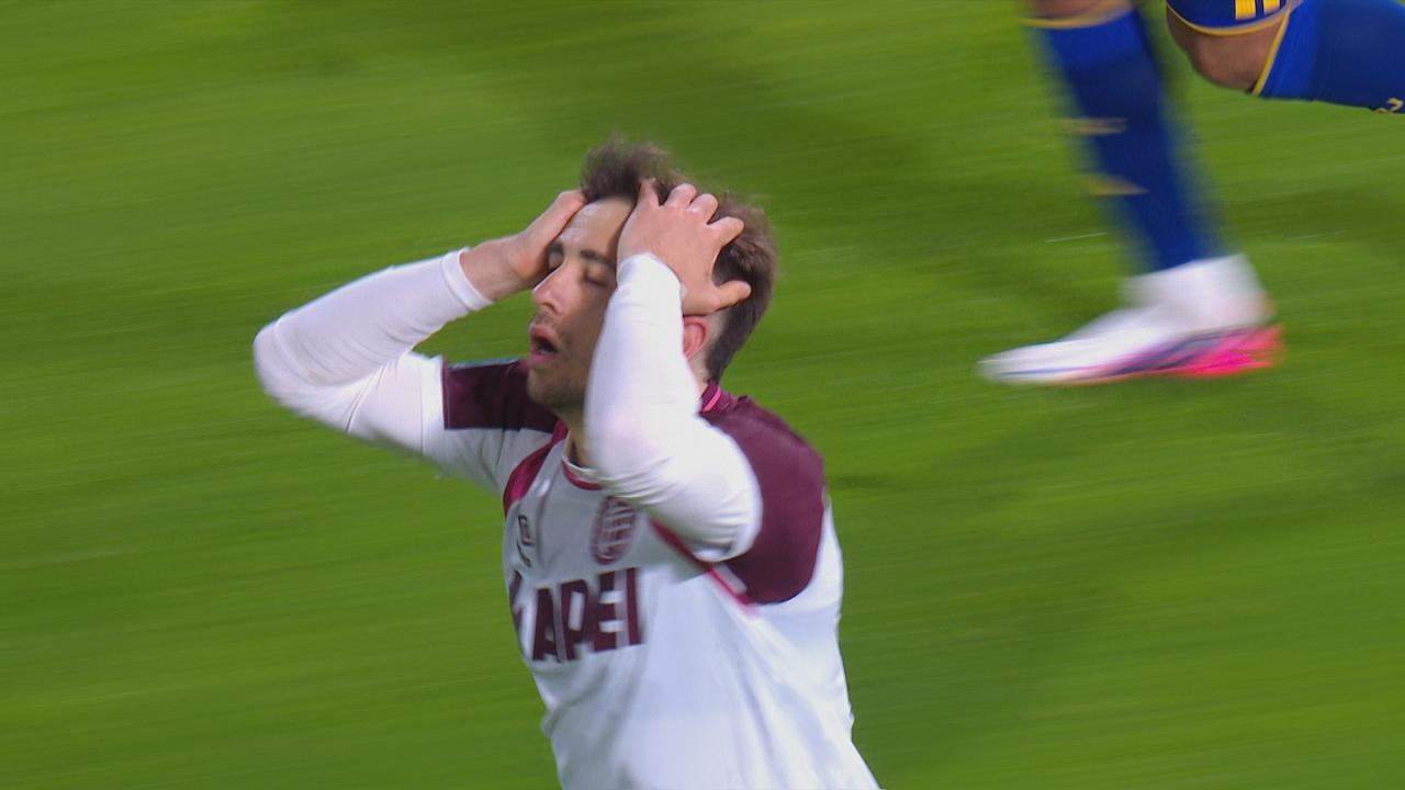 ¡Lo tuvo Lanús en el arranque! El travesaño le negó el gol a Peña Biafore