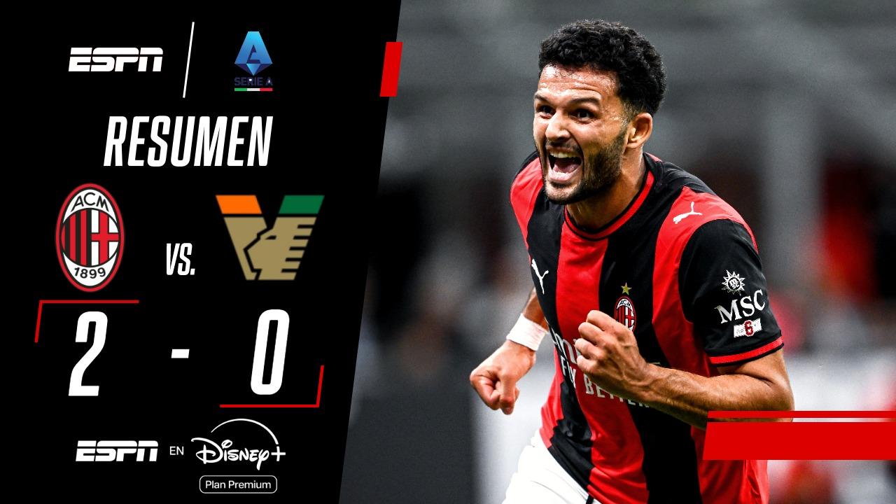 Milan se hizo fuerte de local y venció a Venezia