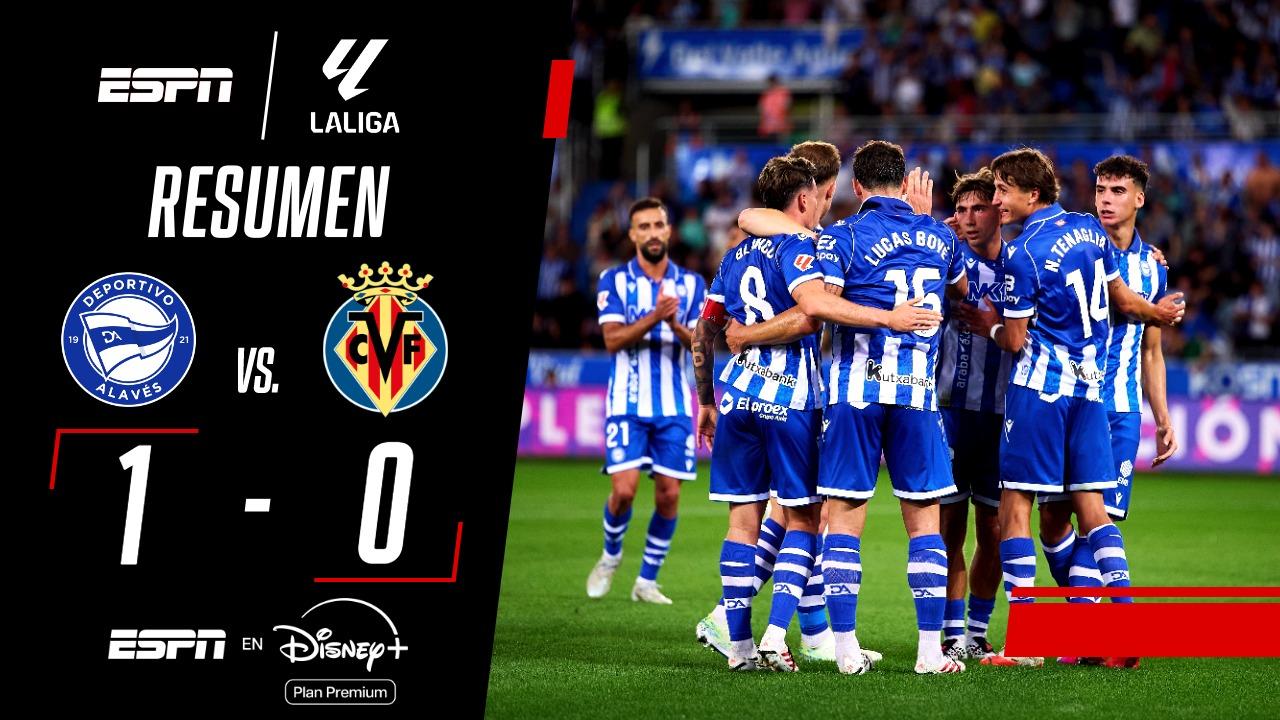 ¡Alavés superó por la mínima a Villarreal!