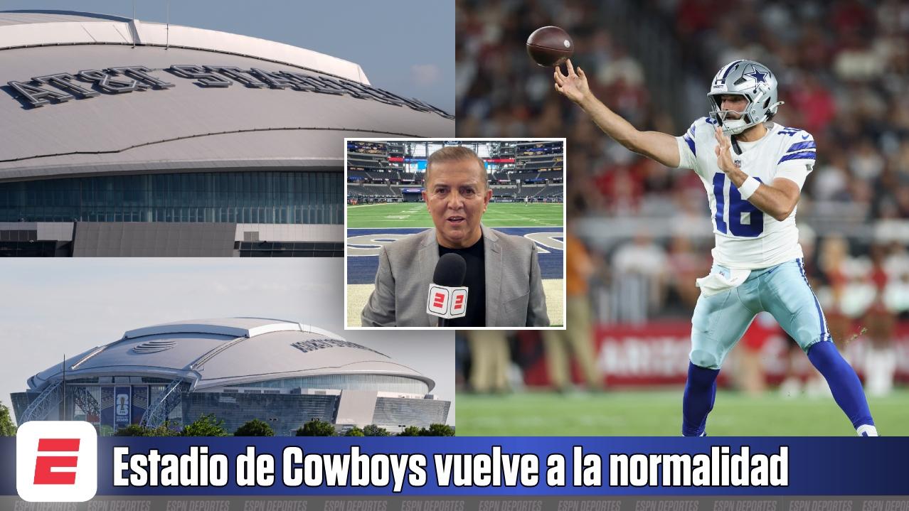 Estadio de Cowboys vuelve a la normalidad
