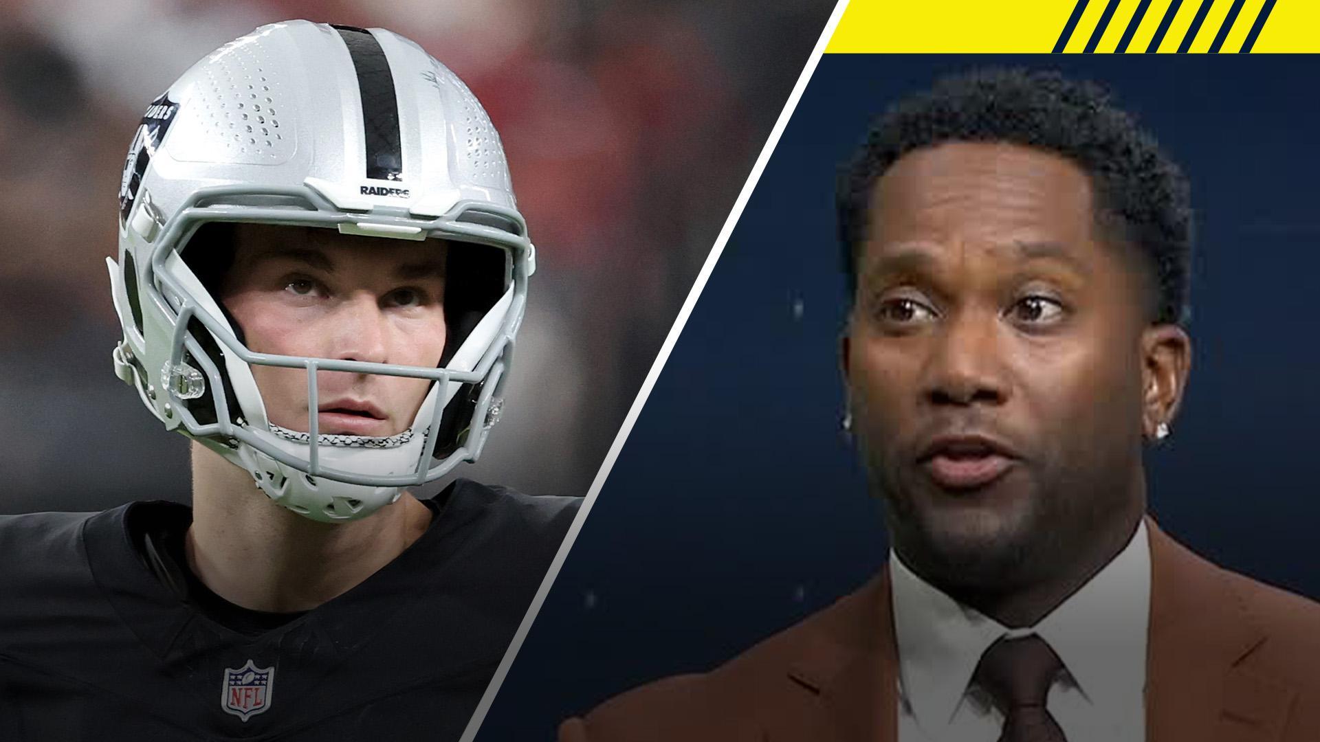 Harry Douglas and Dante Whitner break down Mendoza's INT in Raiders loss