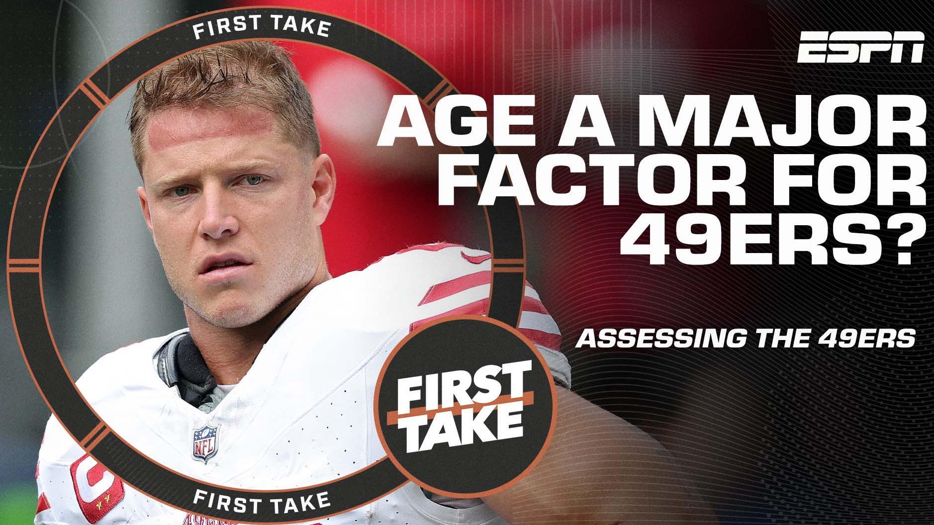 How big of a factor is age when assessing the 49ers?