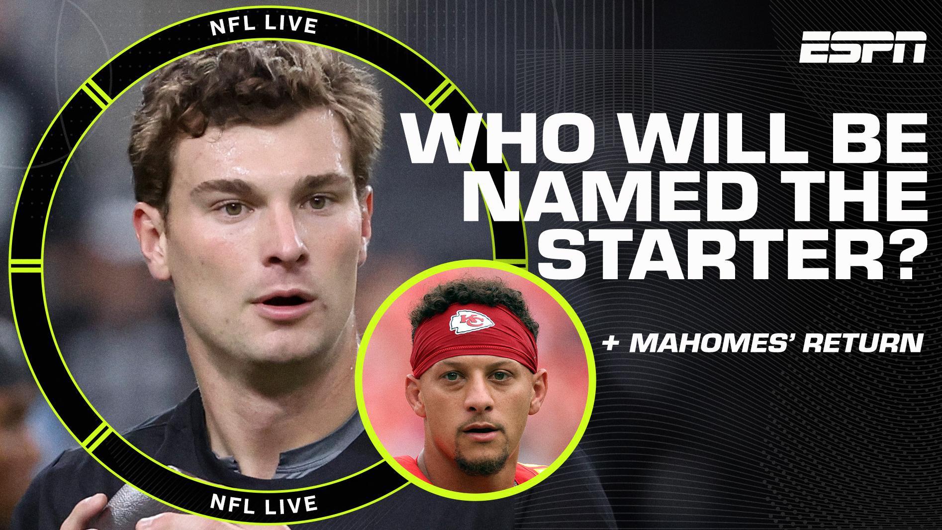 Latest NFL QB news | Mendoza or Cousins? Tua or Penix Jr.? + Patrick Mahomes' return? | NFL Live