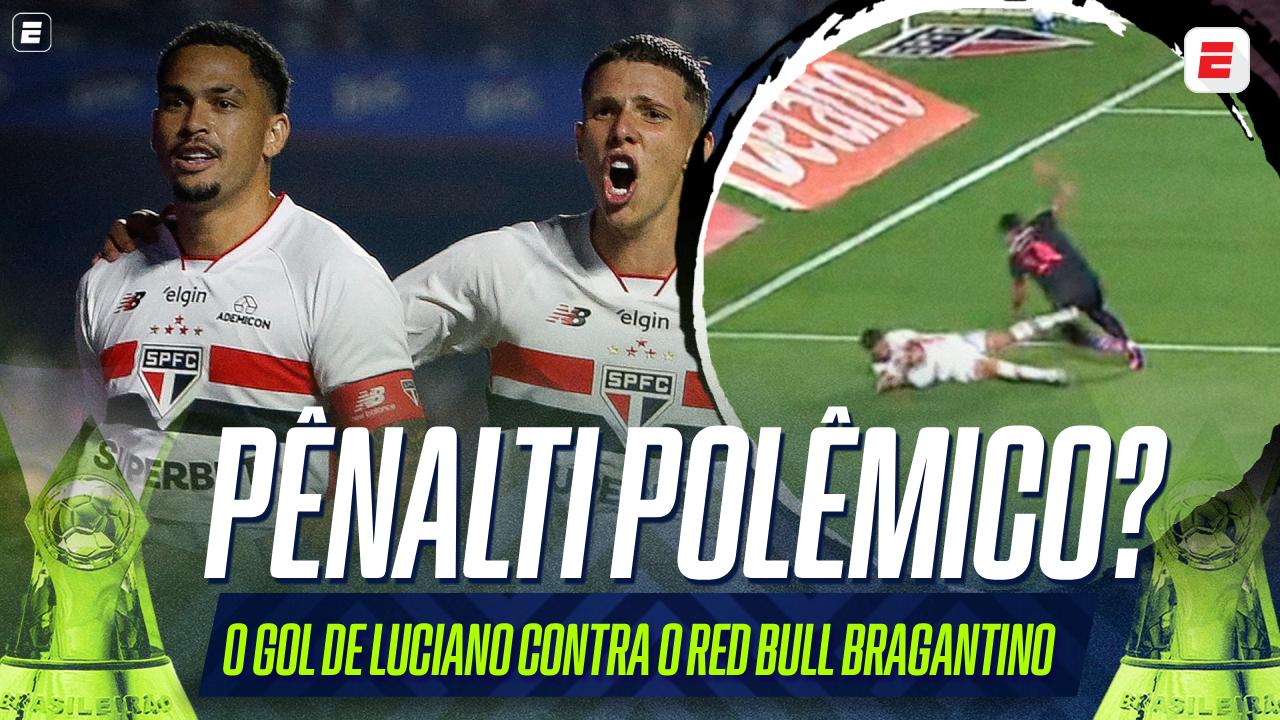 Pênalti polêmico? Luciano marca em São Paulo x Red Bull Bragantino; VEJA