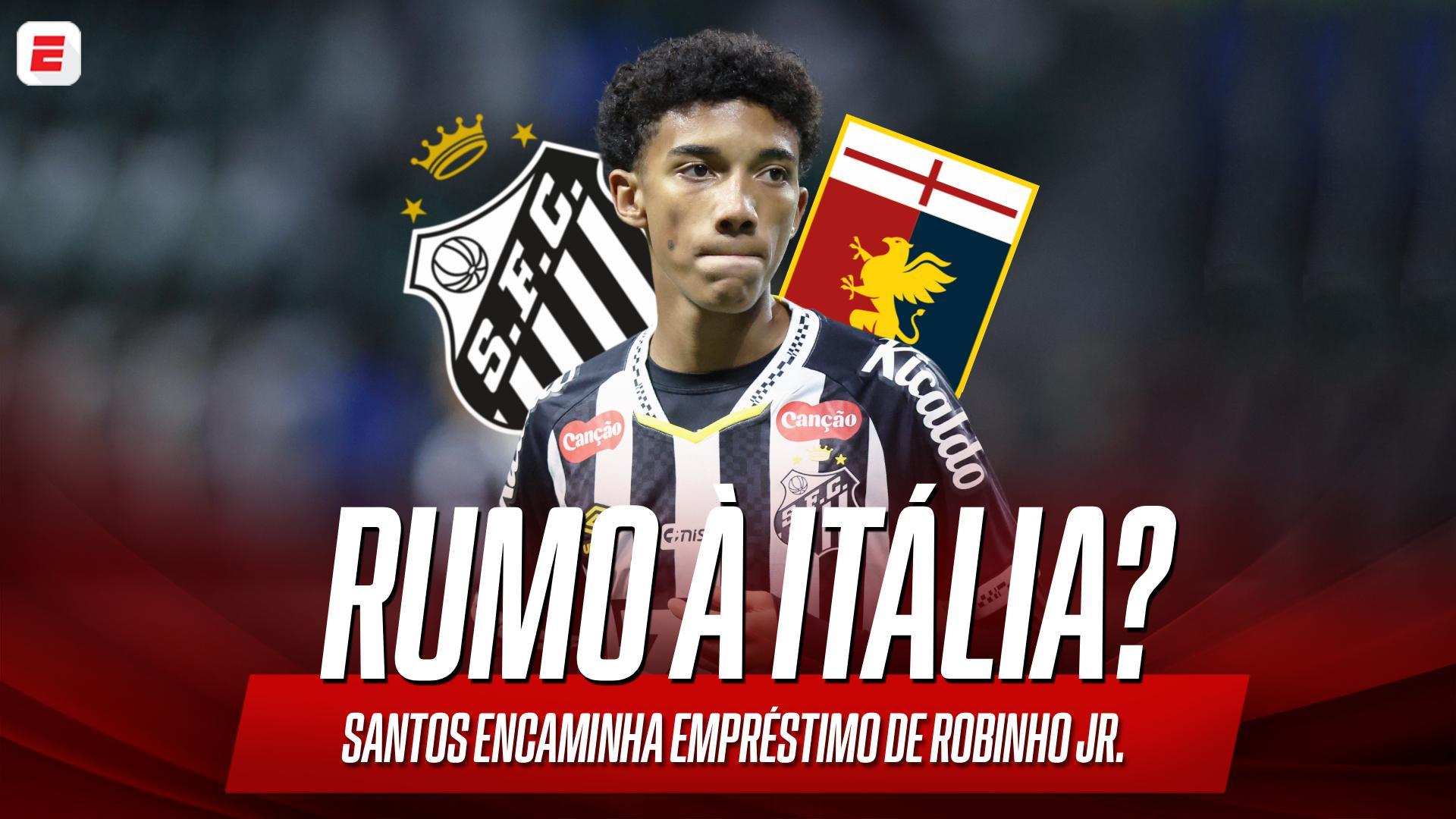 Vai fazer falta? Santos encaminha empréstimo de Robinho Jr para time da Itália; VEJA detalhes