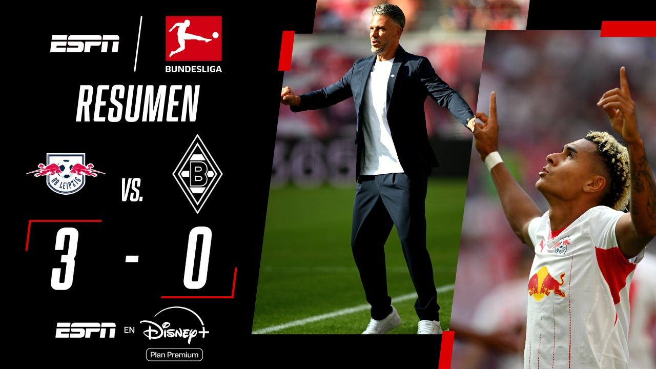 El Leipzig de Demichelis arrancó la Bundesliga con un triunfo ante el Monchengladbach