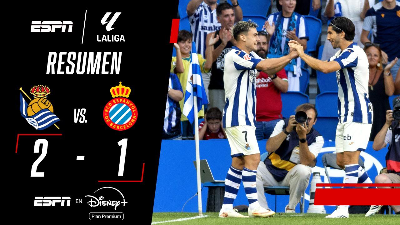 Real Sociedad festejó con una buena victoria ante el Espanyol