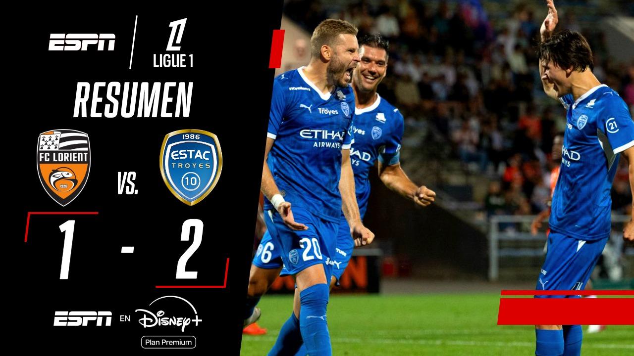 Troyes se impuso ante Lorient