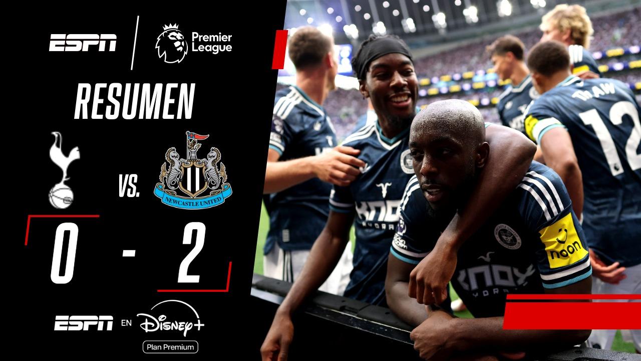Newcastle sumó tres puntos ante Tottenham Hotspur