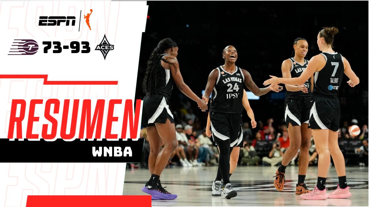 A'ja Wilson impone su ley y Aces pasan por encima de Tempo