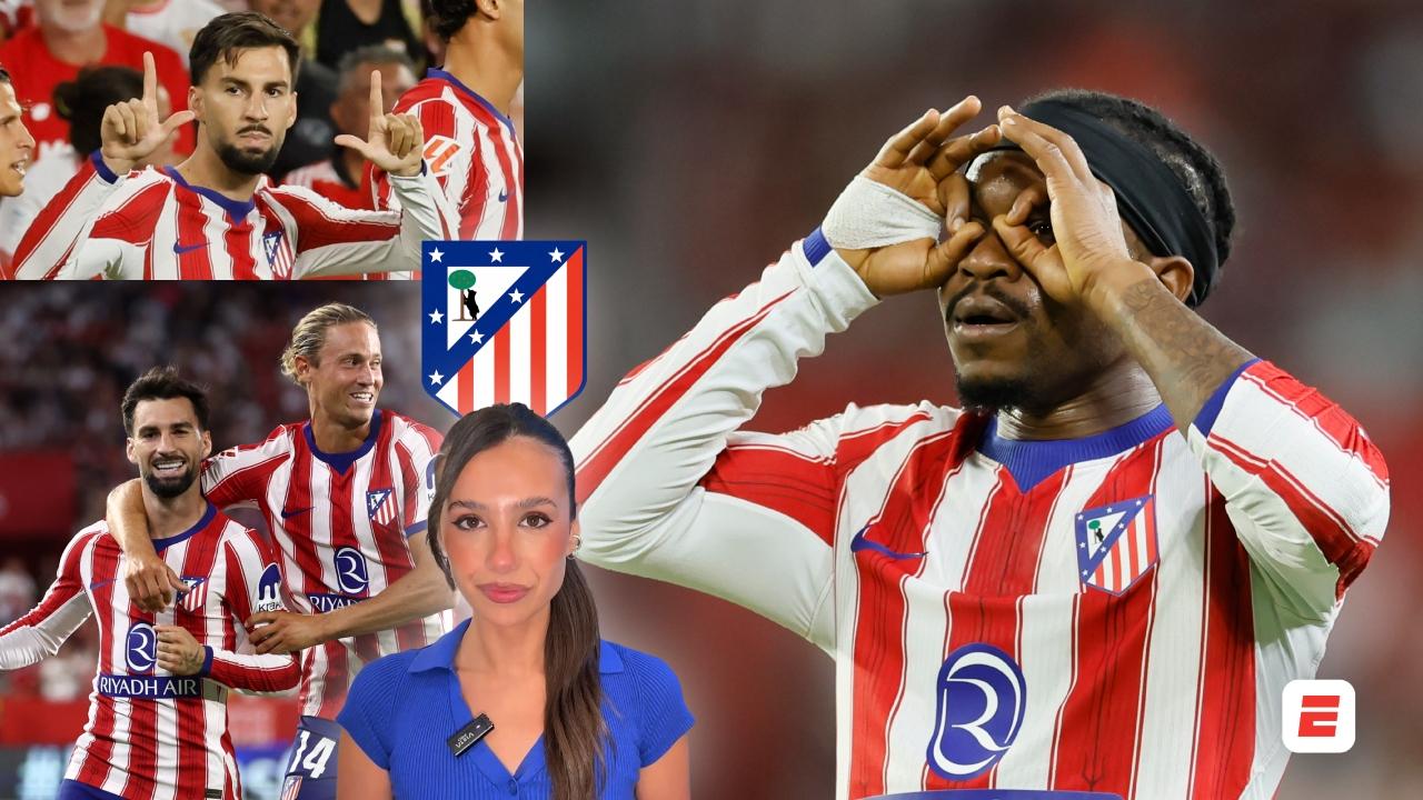 Atlético no necesitó un '9' para vencer a Sevilla