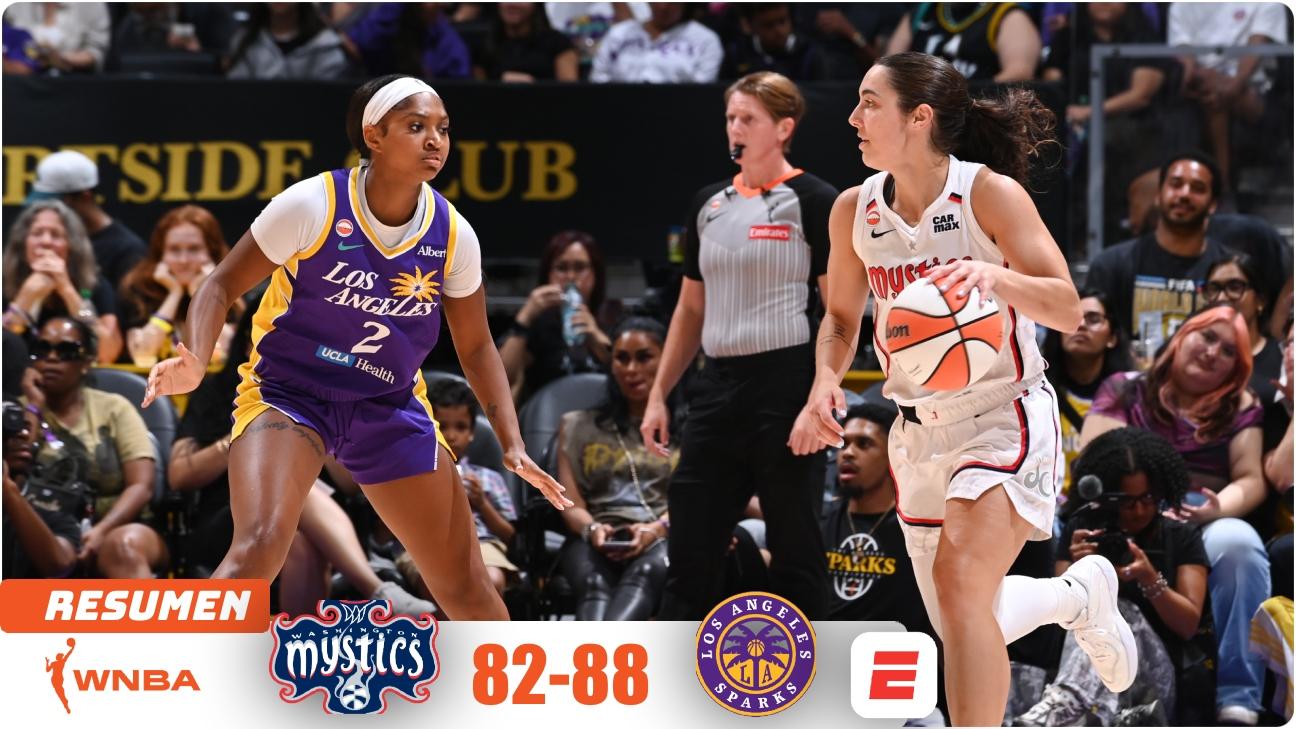 Sparks completa la remontada ante Mystics con una gran segunda mitad