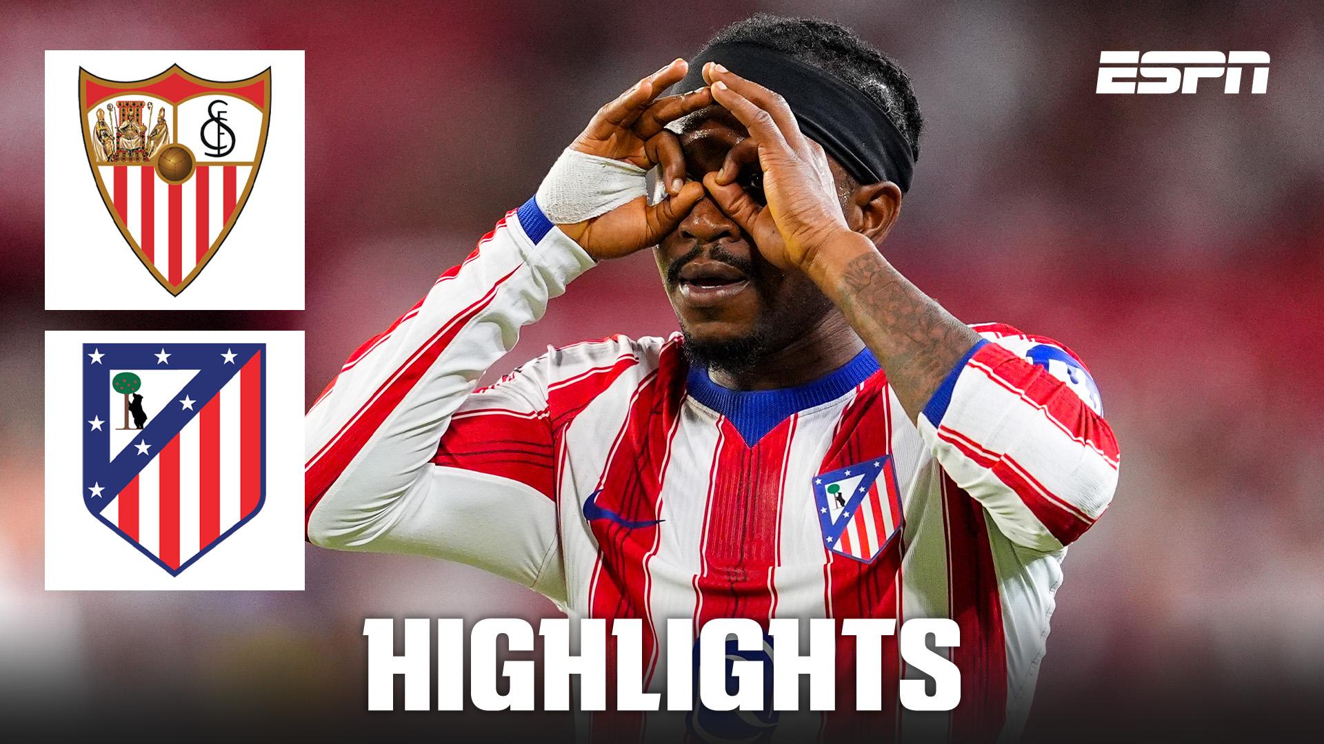 Baena and Lookman fire Atlético Madrid to 3-1 win over Sevilla
