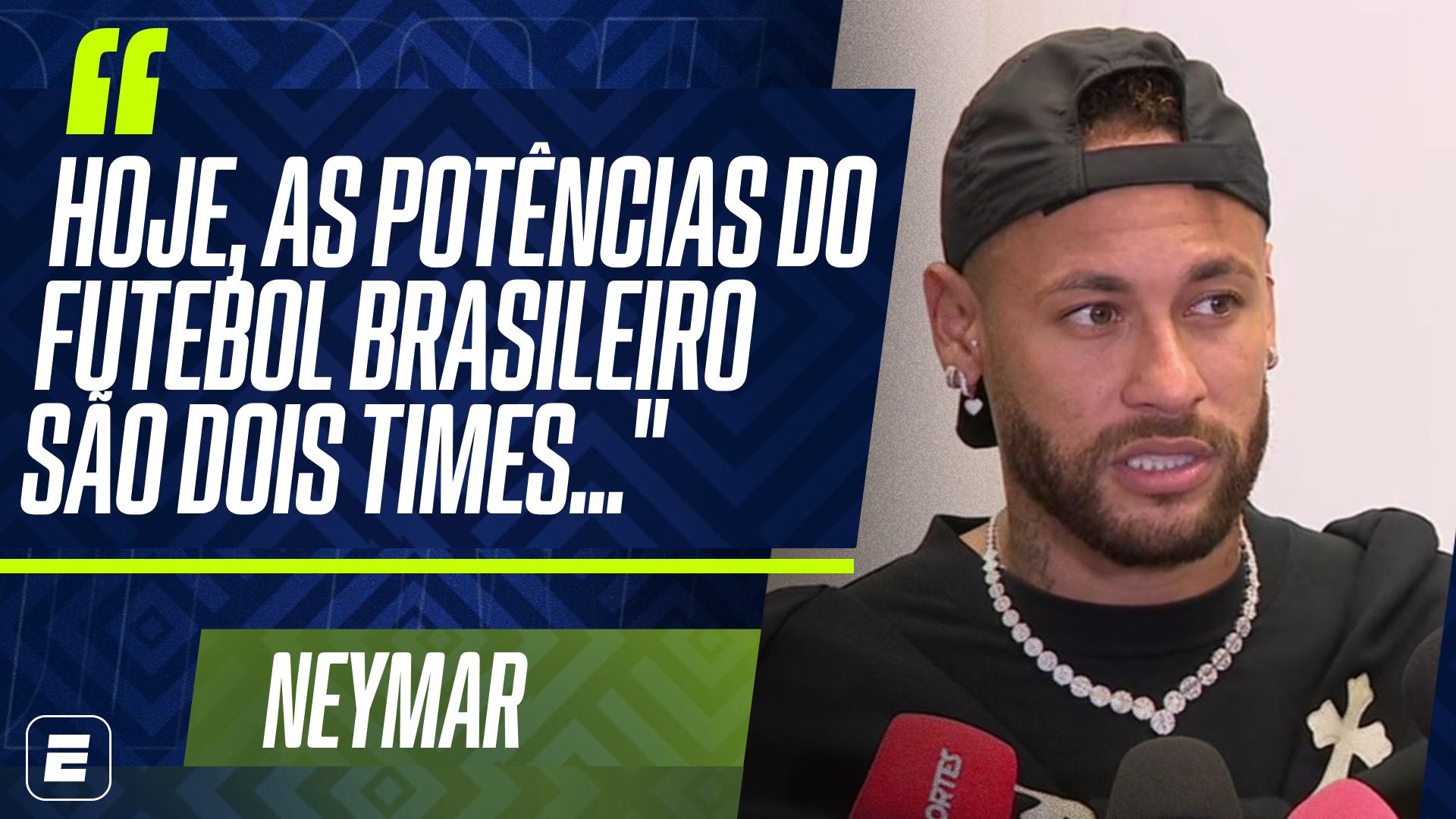Neymar é sincero sobre momento do Santos: 'Não somos mais uma potência do futebol brasileiro'
