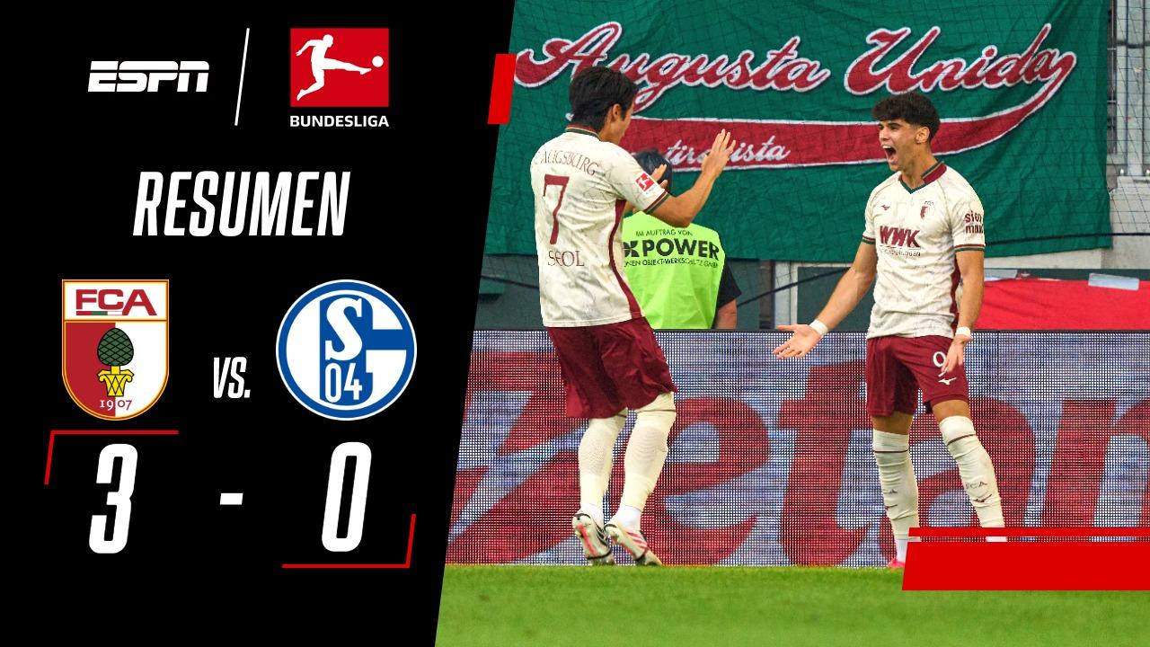 Contundente triunfo de Augsburgo ante Schalke en la Bundesliga