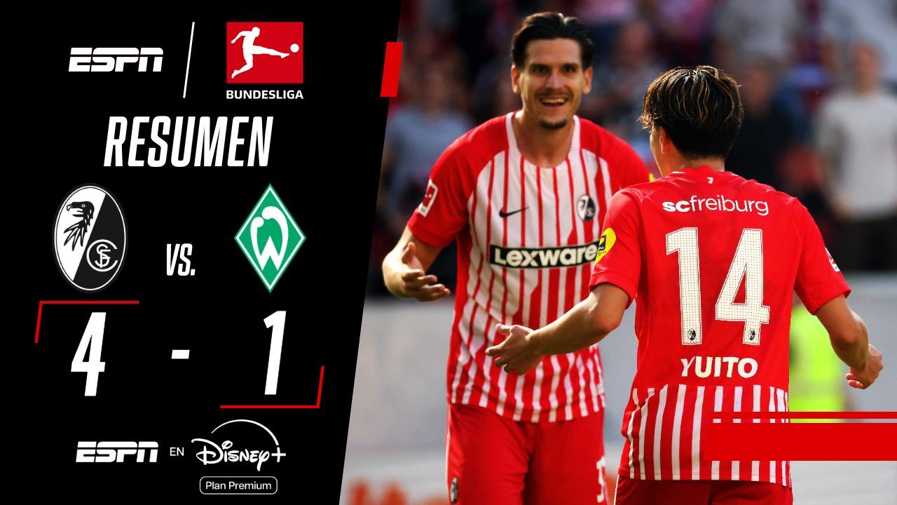 Friburgo se llevó puesto al Werder Bremen