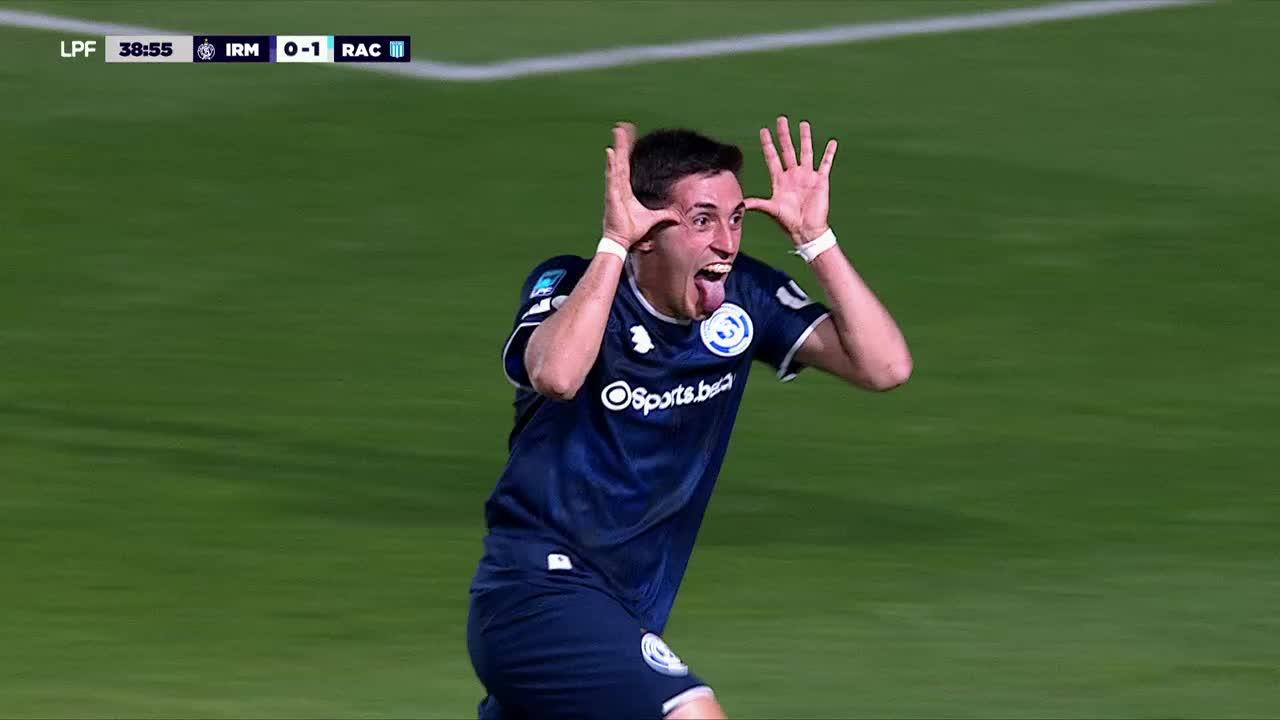 ¡Remate de Ríos y empate de Independiente Rivadavia ante Racing!