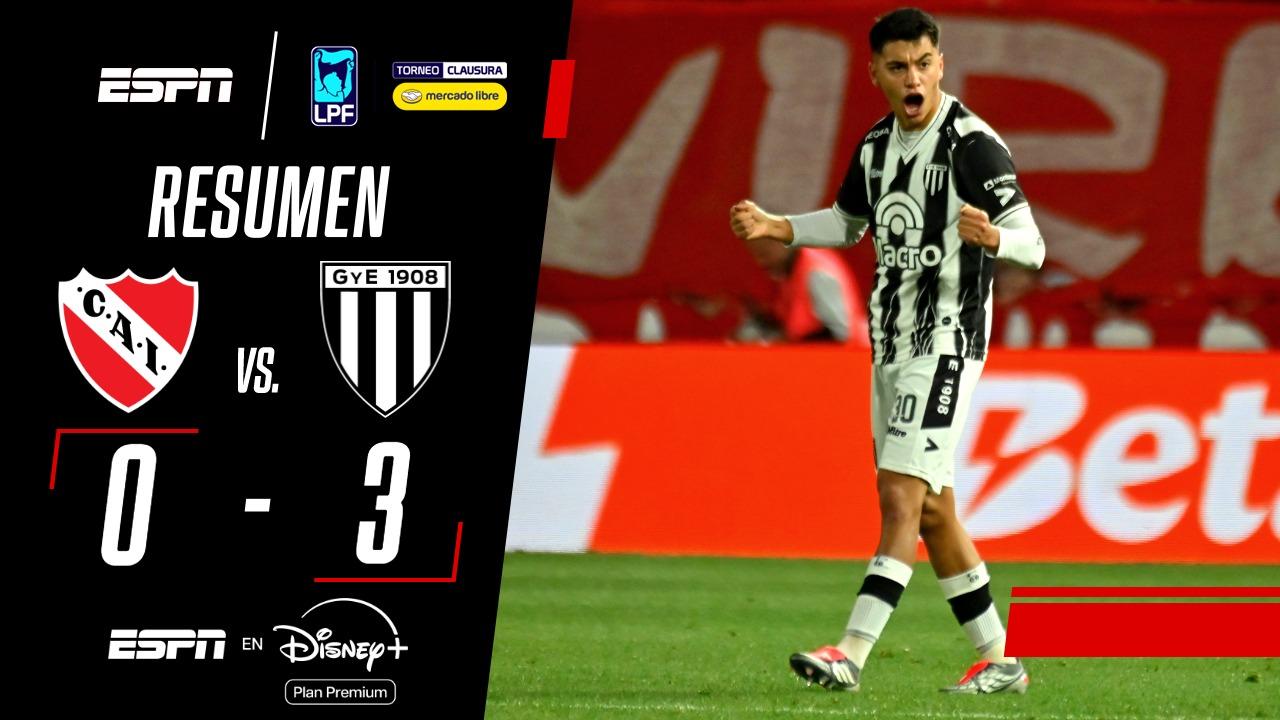 Independiente sufrió una goleada de Gimnasia (M) en Avellaneda